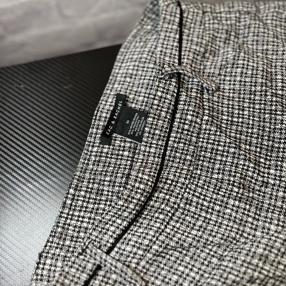 Zac & Rachel Monochrome Houndstooth Trousers